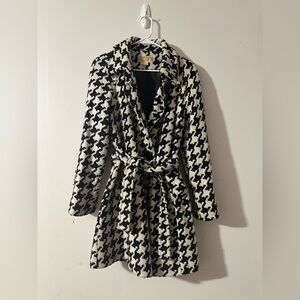 Michael Kors Women’s Houndstooth Winter Jacket Size 12